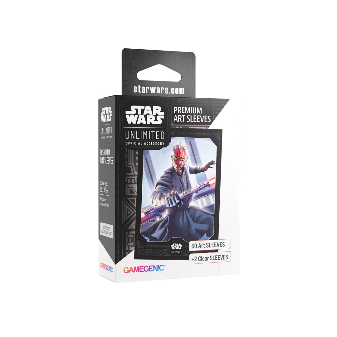 Gamegenic Star Wars: Unlimited Premium Art Sleeves Set 5 - Darth Maul (66mm x 92mm)