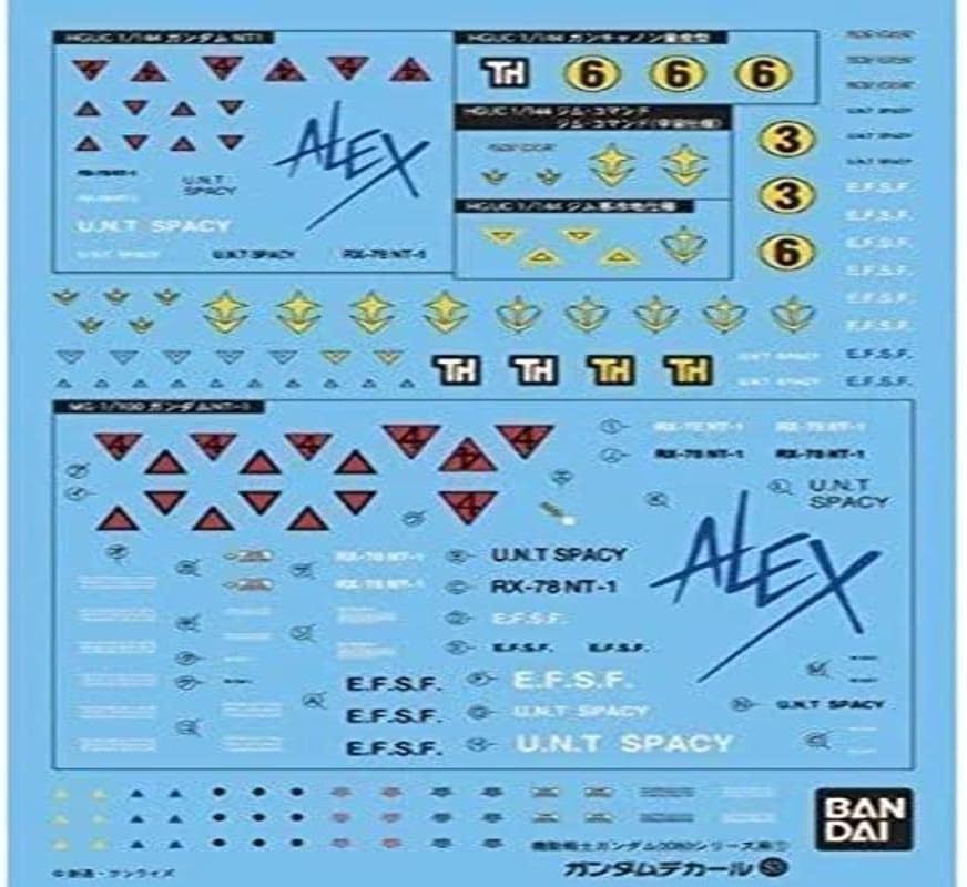 Bandai Model Kit 55534 – 51616 Gundam Decal 53 – HGUC 0800 Federation