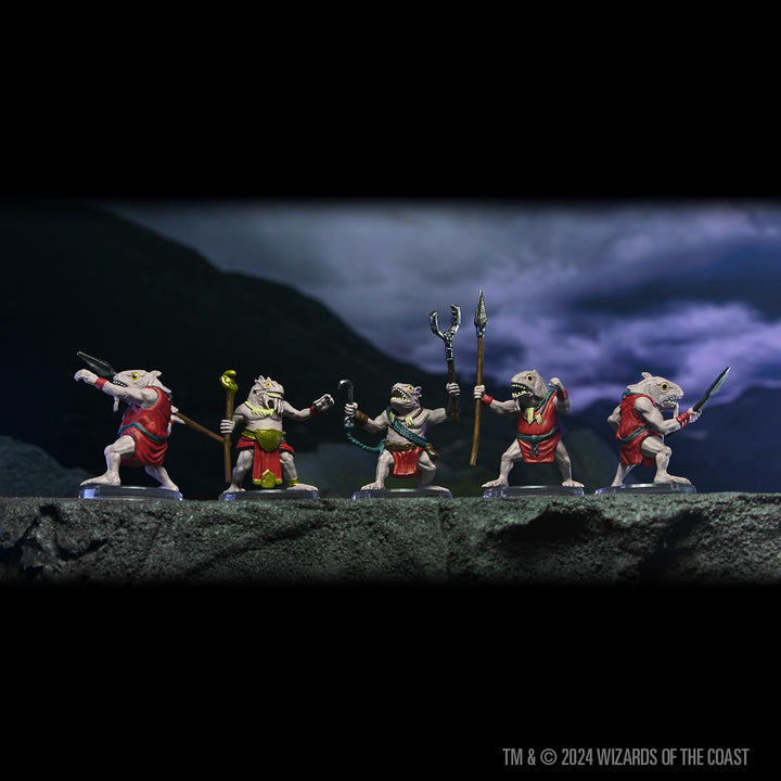 WizKids D&D Icons of the Realms: Kuo-Toa Warband Miniatures Set (5 Count)