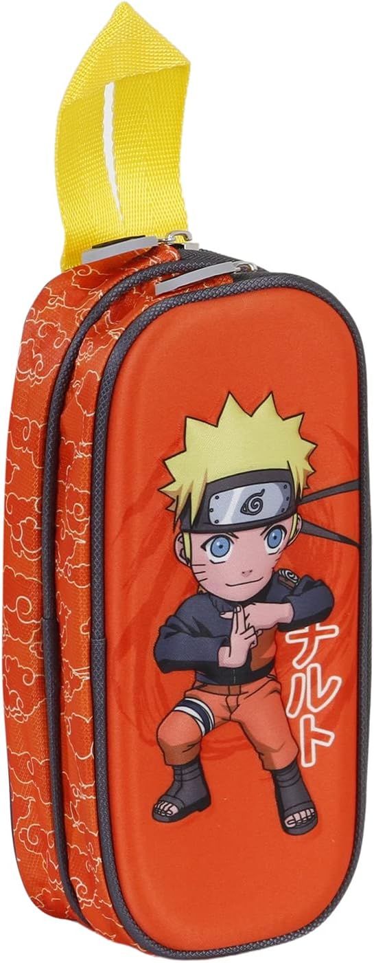 KARACTERMANIA Naruto Chikara 3D Double Compartment Pencil Case (04700)