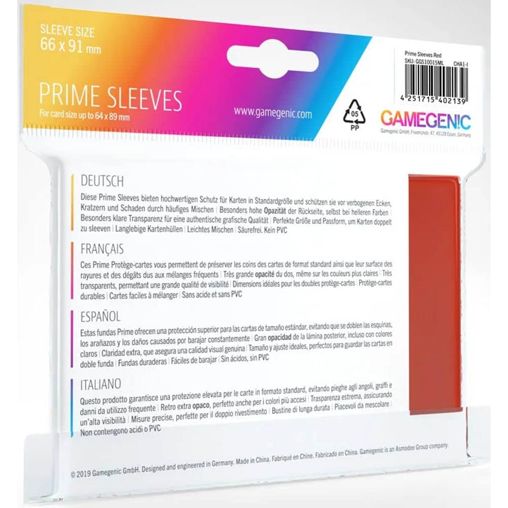 Gamegenic Prime Sleeves - Standard Card Sleeves (GGS11015ML)