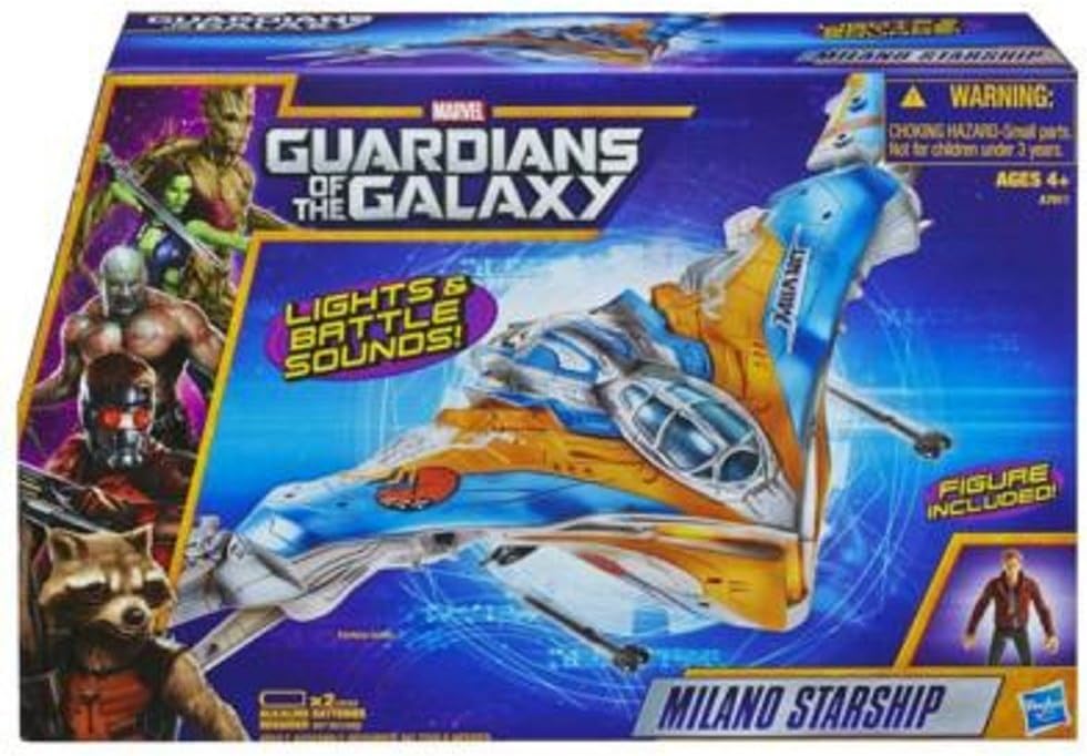 Guardians of the Galaxy Milano Starship Vehicle with Lights, Sounds & Missiles - Ages 4+