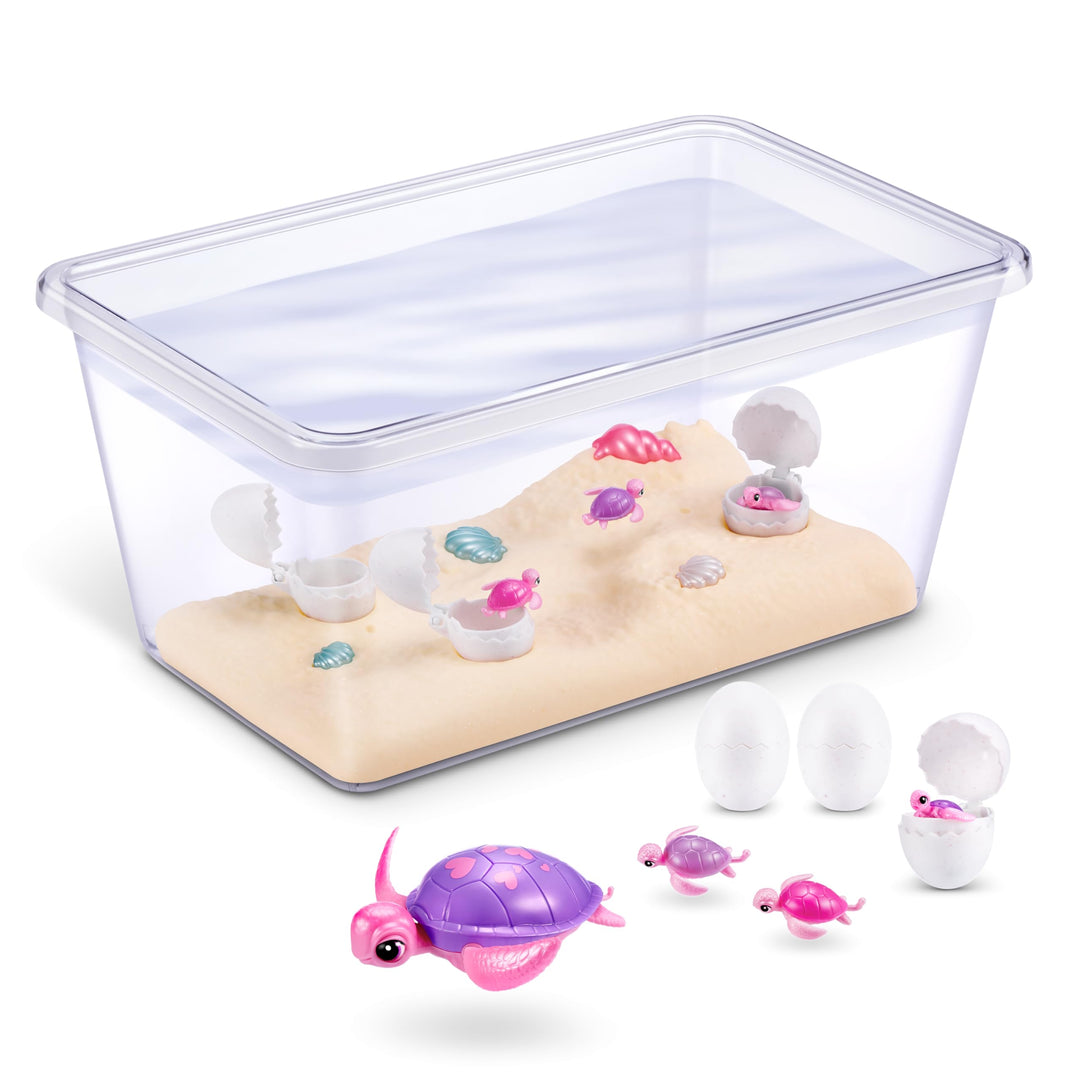Pets Alive Mama Turtle Surprise by ZURU - Robot Pet Turtle with Swimming & Walking Action