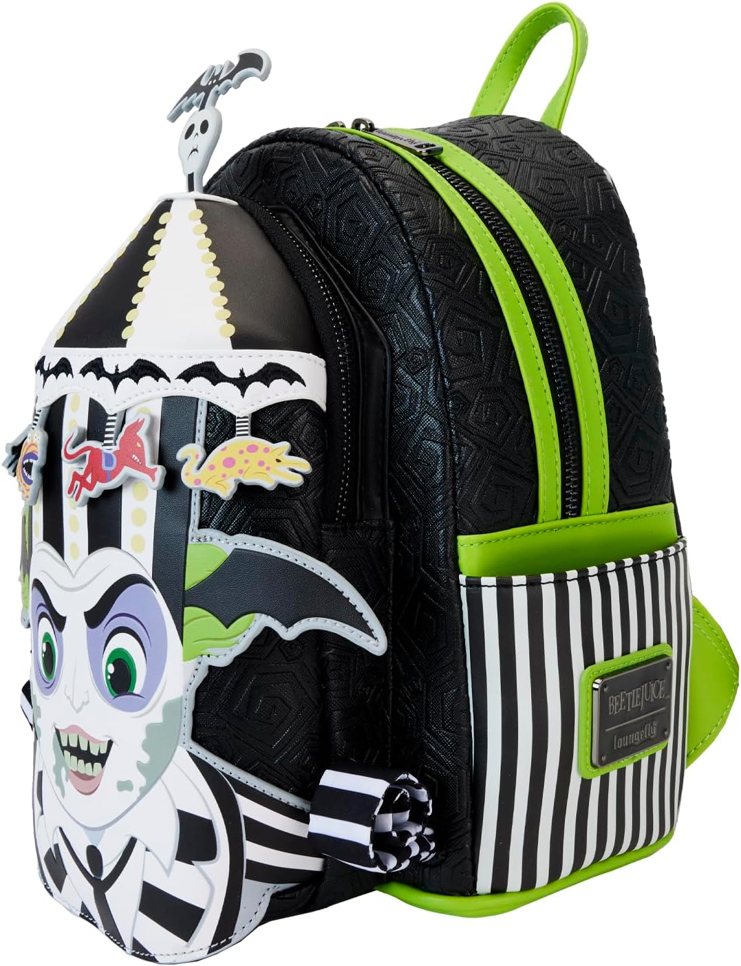 Loungefly Beetlejuice Carousel Hat Light Up Mini Backpack (Multi)