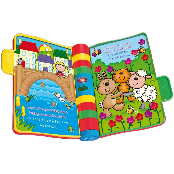 VTech Baby Nursery Rhymes Book - Interactive Musical Light-Up Book for 6 Months+