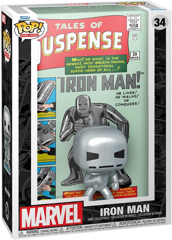 Funko Pop! Comic Cover Marvel - Tales of Suspense #39 - Iron Man Vinyl Figure (72504)