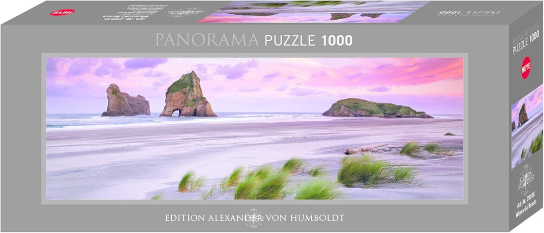 Heye Wharariki Beach Panorama Puzzle 1000 Pieces (Model 29816) - Premium Die-Cut Jigsaw for Ages 9+