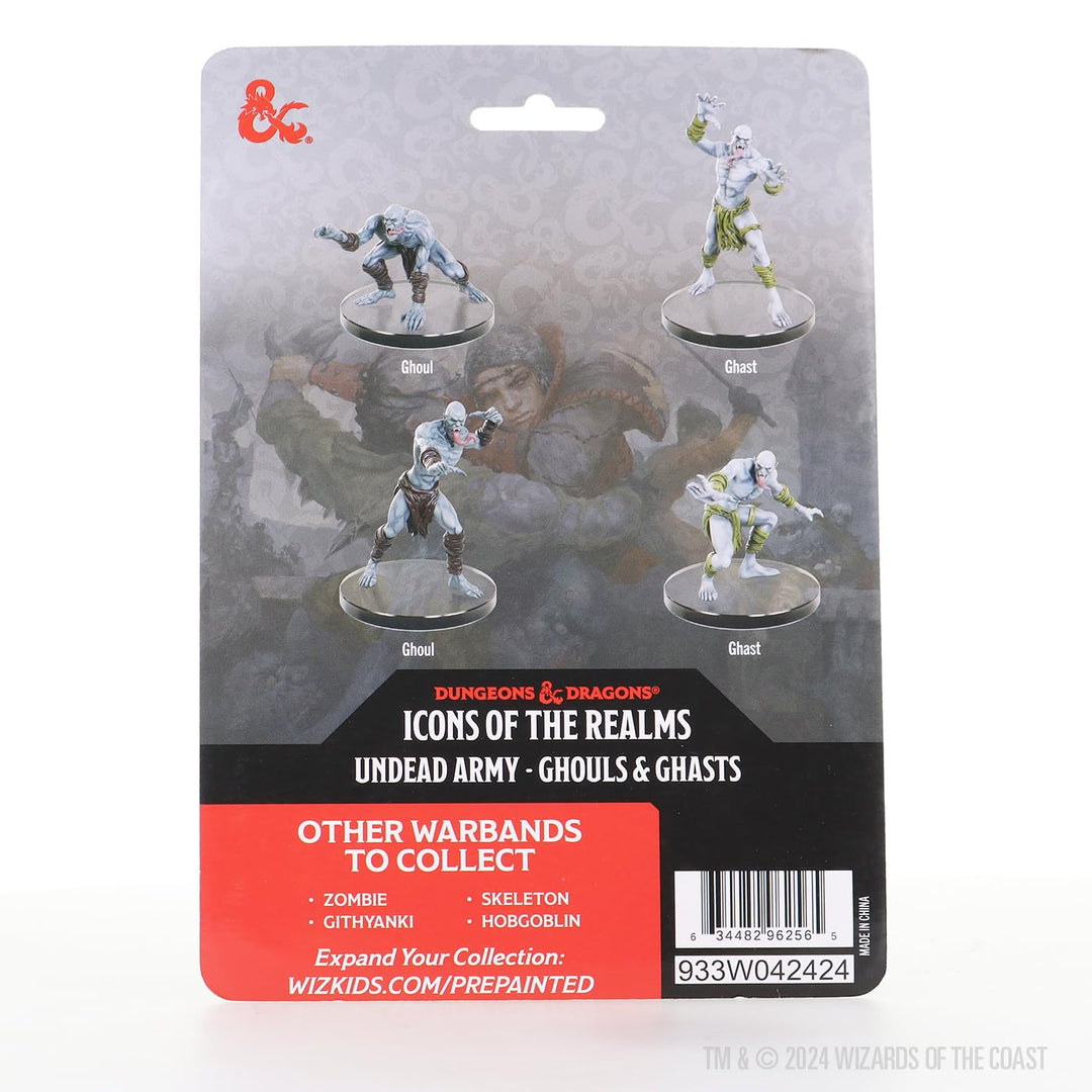 WizKids Dungeons & Dragons Undead Armies Ghouls & Ghasts Miniature Set (96256)
