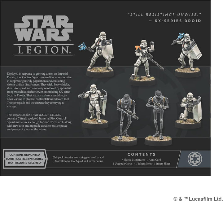 Atomic Mass Games Star Wars: Legion Imperial Riot Control Squad Unit Expansion (AMGSWL134)