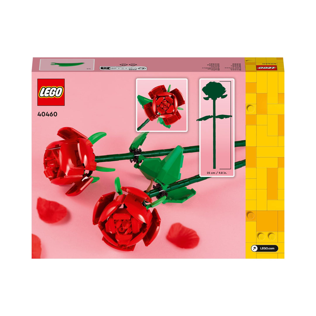 LEGO Creator Roses 40460 - Buildable Flower Bouquet Set for Home Decor