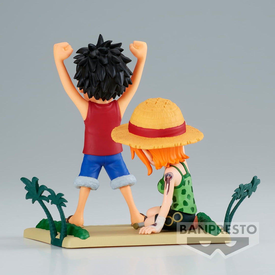 Banpresto - One Piece - Log Stories - Luffy & Nami, Bandai Spirits World Collect