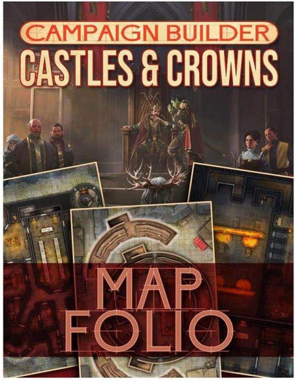 Campaign Builder: Castles & Crowns - Map Folio - Kobold Press (Map Folio)