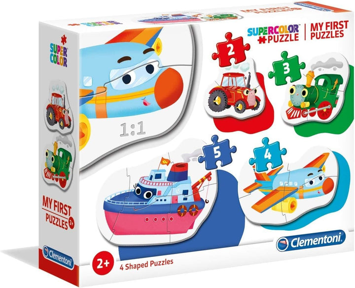 Clementoni My First Jigsaw Puzzle - Means of Transport - 2-3-4-5 Pieces (20811)