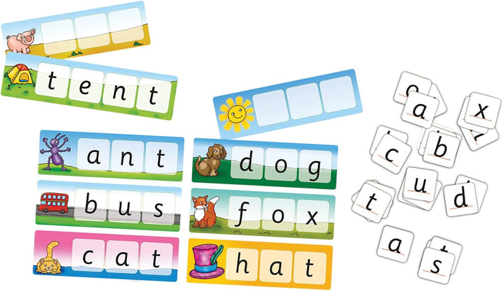 Orchard Toys Match and Spell Game - Educational Spelling Board Game for Ages 4+
