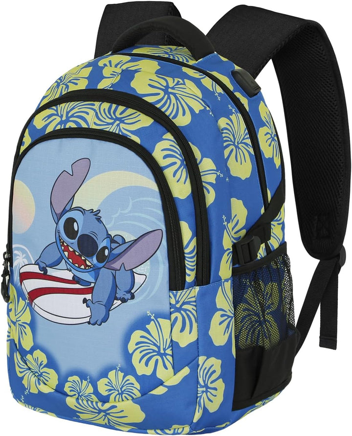 Disney Lilo and Stitch Lifestyle-Plus Running Backpack (Blue, 34 x 46 cm, 32L)