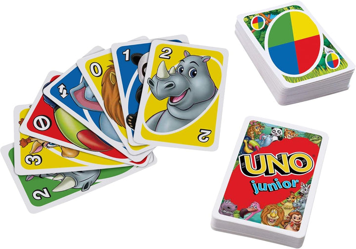 Mattel Games UNO Junior Card Game for Kids 3 Years & Up - GKF04
