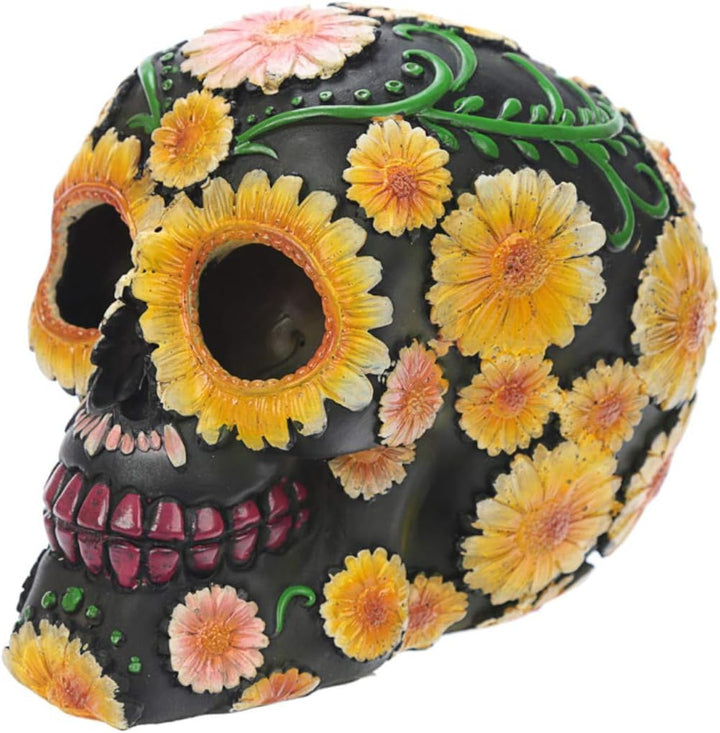 Puckator Day of the Dead Daisy Skull Decoration (Multicolor)