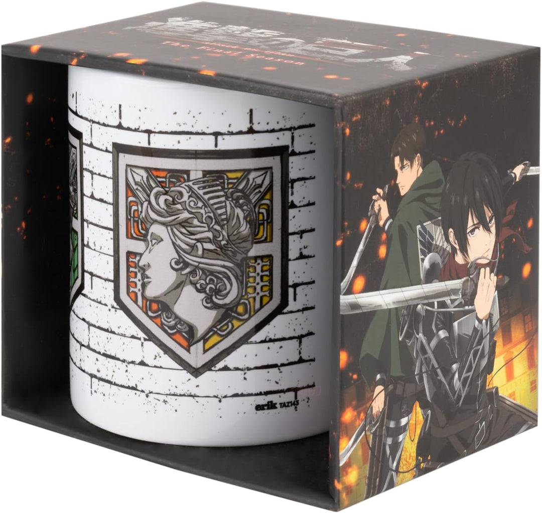 Grupo Erik Attack On Titan Ceramic Mug - Eren Yeager Ceramic Mug (TAZ143)