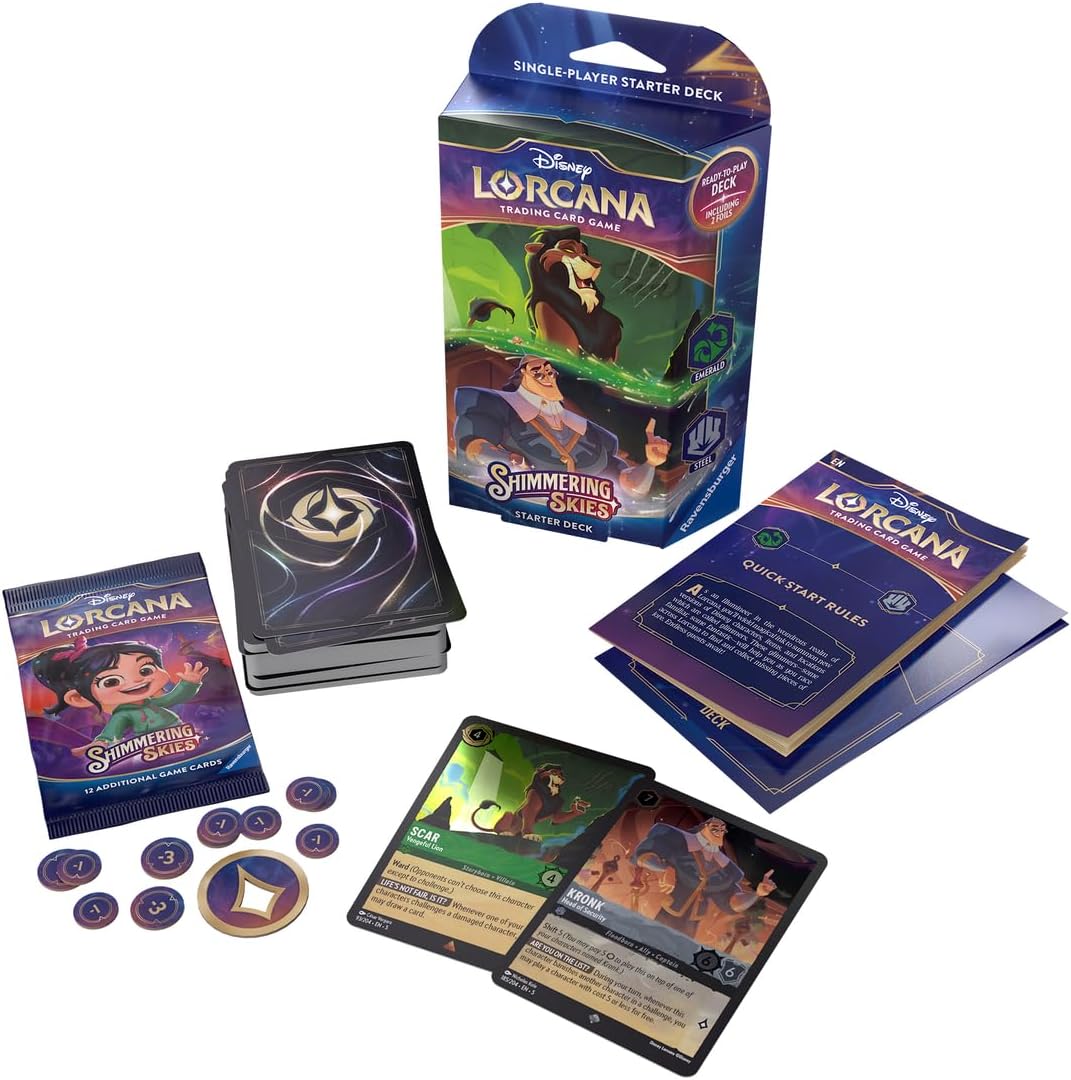 Ravensburger Disney Lorcana Trading Card Game for Adults and Kids Age 8 Years Up (11098381)