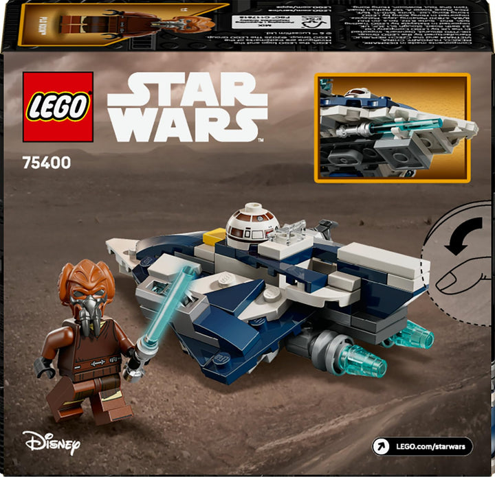 LEGO Star Wars Plo Koon's Jedi Starfighter Microfighter - Building Set for Kids 6+