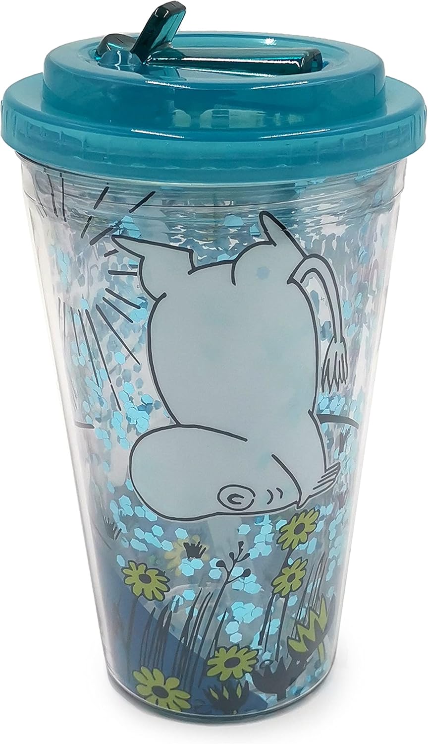 Puckator Moomin Double Walled Cup & Straw