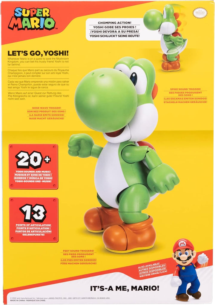 Super Mario Let's Go, Yoshi Action Figure - Nintendo Switch Edition (2023)