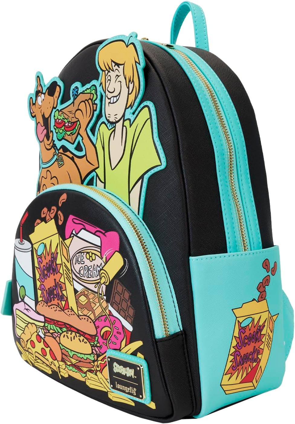 Loungefly Scooby-Doo Munchies Double Strap Shoulder Bag Purse (SBDBK0019)