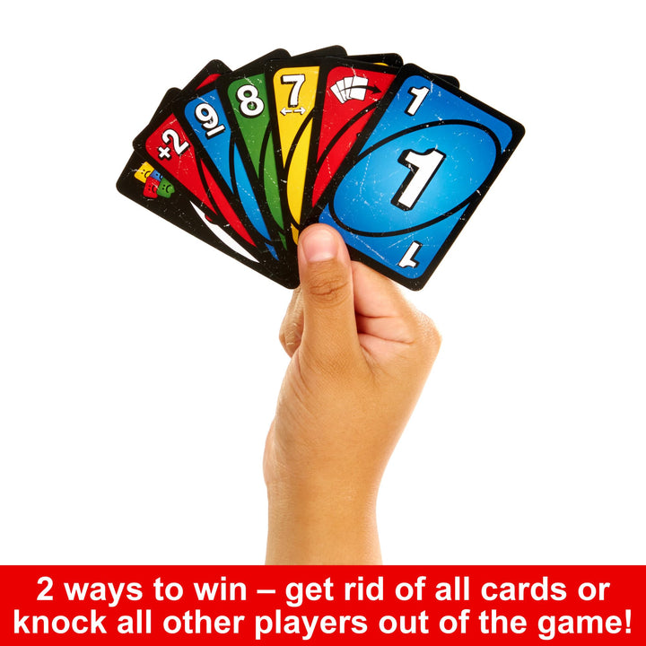 Mattel Games UNO Show 'em No Mercy Card Game in Travel Tin