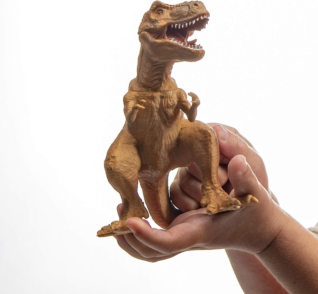 Prextex Realistic 10-inch Dinosaur Figures - 12-Pack Assorted Dinos for Kids Ages 3+ (YOUXIN TOYS FACTORY)