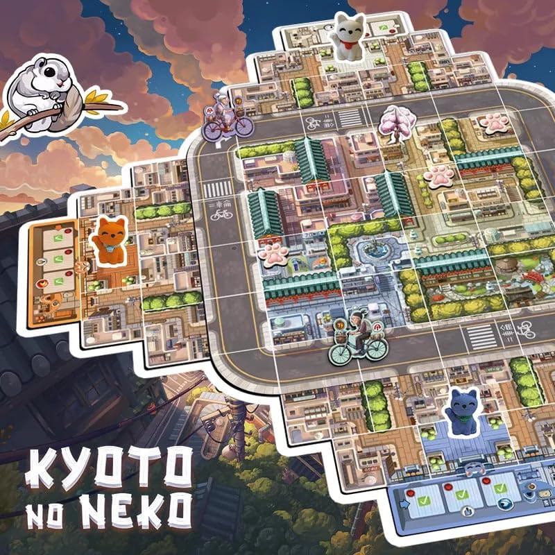 Matagot Kyoto No Neko Board Game (MAT-KNN-001-431/2024-001)