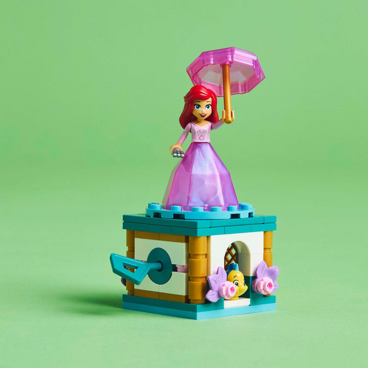 LEGO ǀ Disney Twirling Ariel Building Toy - Spinning Playset for 5+ Year Olds