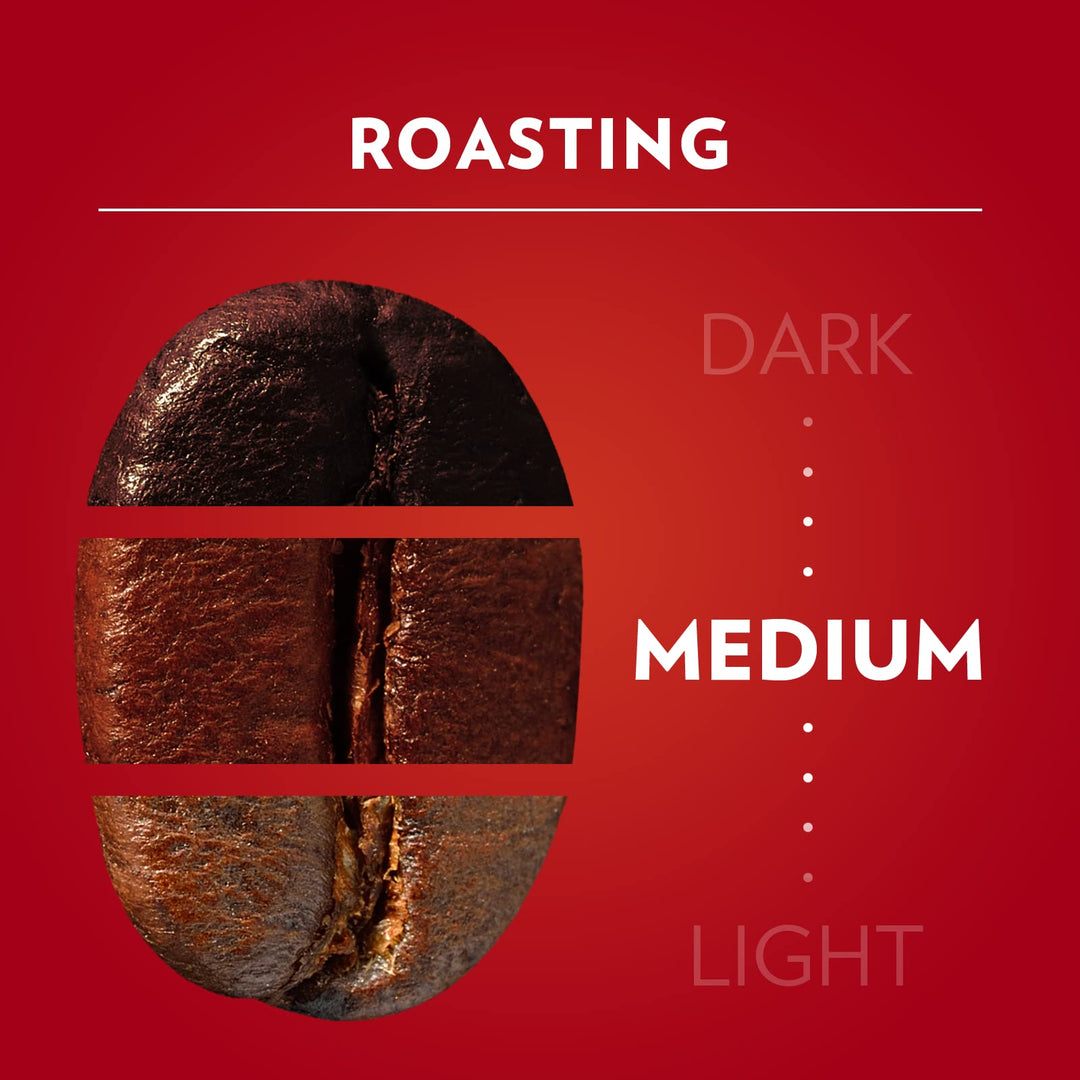 Lavazza Qualità Rossa Coffee Beans - Medium Roast with Chocolate & Dried Fruit Notes (1kg)