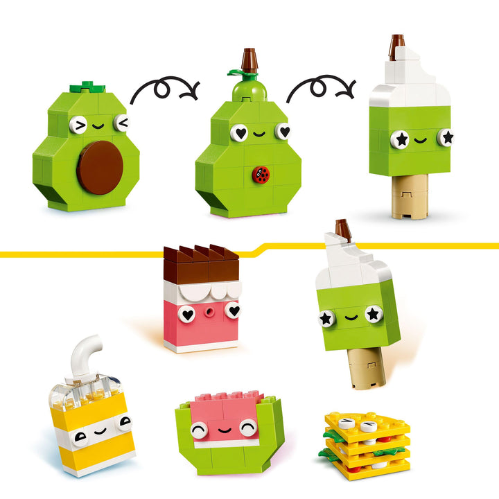 LEGO Classic Creative Food Friends Playset - Building Toy for 4+ Year Olds