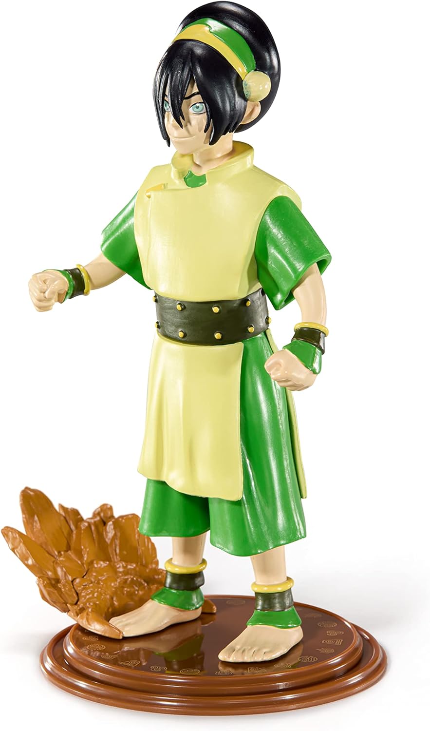 BendyFigs The Noble Collection Avatar: The Last Airbender - Toph Bendable Posable Collectible Figure (144028)