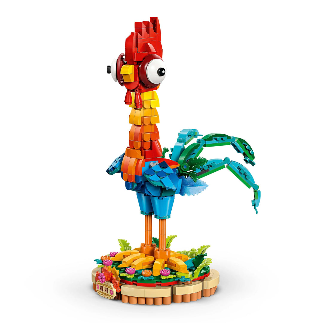 LEGO ǀ Disney Moana 2 Heihei Buildable Animal Toy - Posable Chicken Figure with Stand for Kids 9+