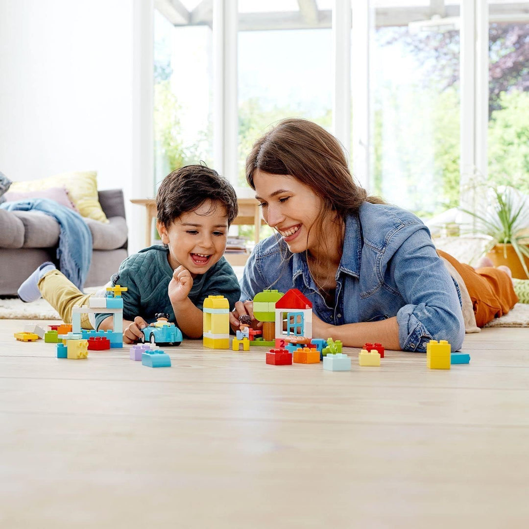 LEGO DUPLO Classic Brick Box 10913 - Building Set with Storage for Toddlers 18 Months+