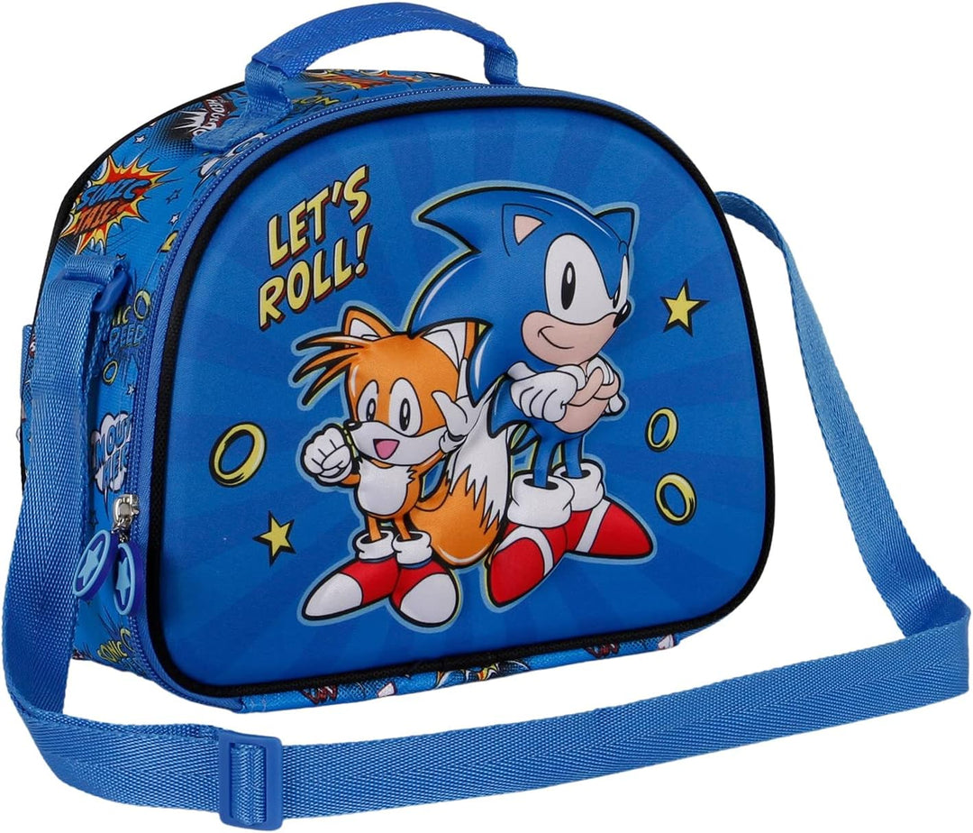 Karactermania Sega-Sonic Lets Roll 3D Lunch Bag (04468)