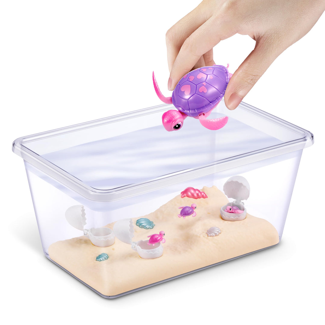 Pets Alive Mama Turtle Surprise by ZURU - Robot Pet Turtle with Swimming & Walking Action