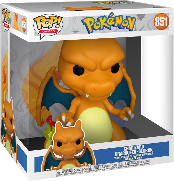 Funko POP! Jumbo: Pokemon - Charizard - Collectable Vinyl Figure - Gift Idea - O