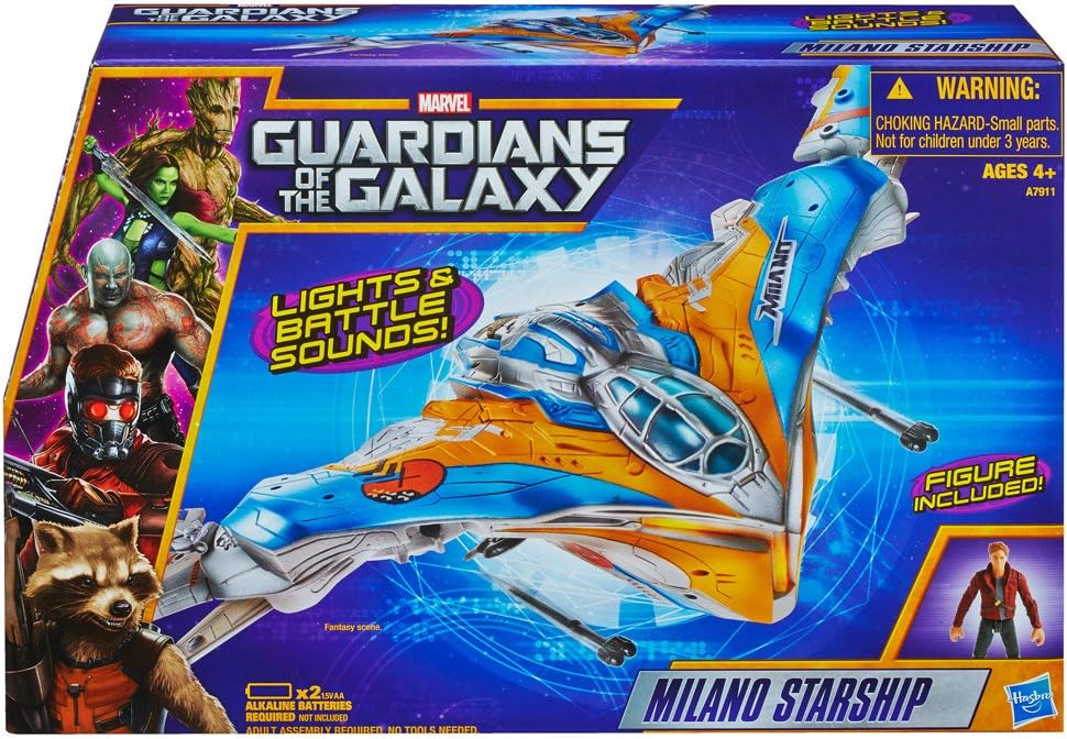 Guardians of the Galaxy Milano Starship Vehicle with Lights, Sounds & Missiles - Ages 4+