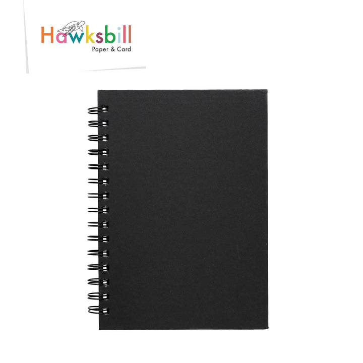 Hawksbill A3 Black Sketchbook Hardcover Spiral 40 Sheets 150GSM Acid-Free Paper
