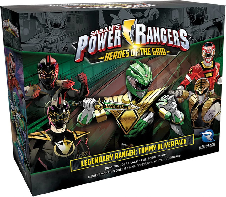 Renegade Game Studios Power Rangers: Heroes of the Grid - Legendary Ranger: Tommy Oliver Expansion (RGS2052)