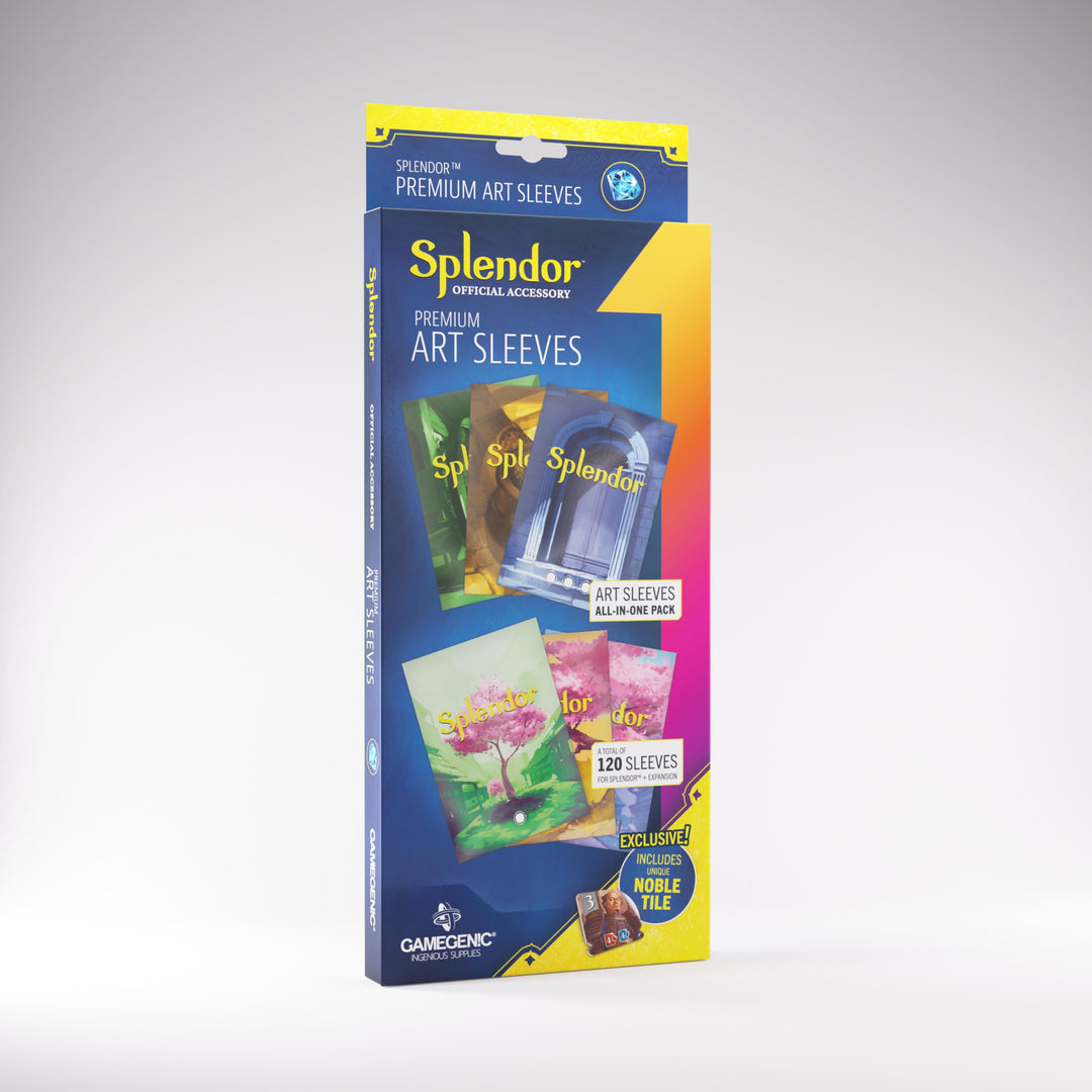 Gamegenic, Splendor Art Sleeves, 120 Sleeves Per Pack, Enough for All Splen