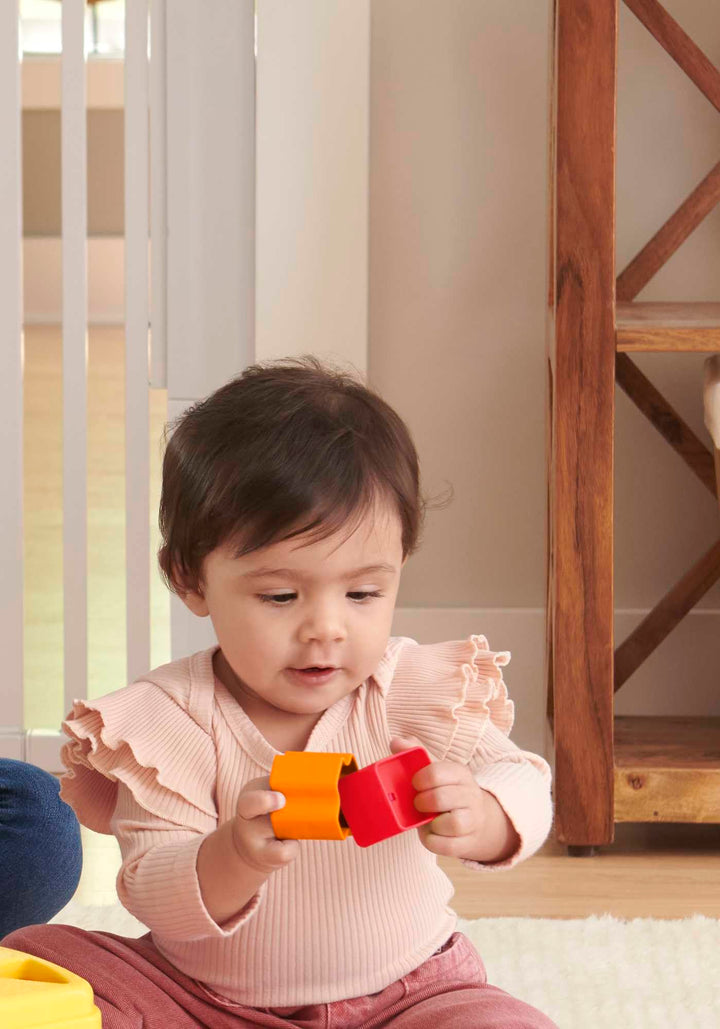Fisher-Price Baby's First Blocks - Shape Sorting & Stacking Toy for 6+ Months