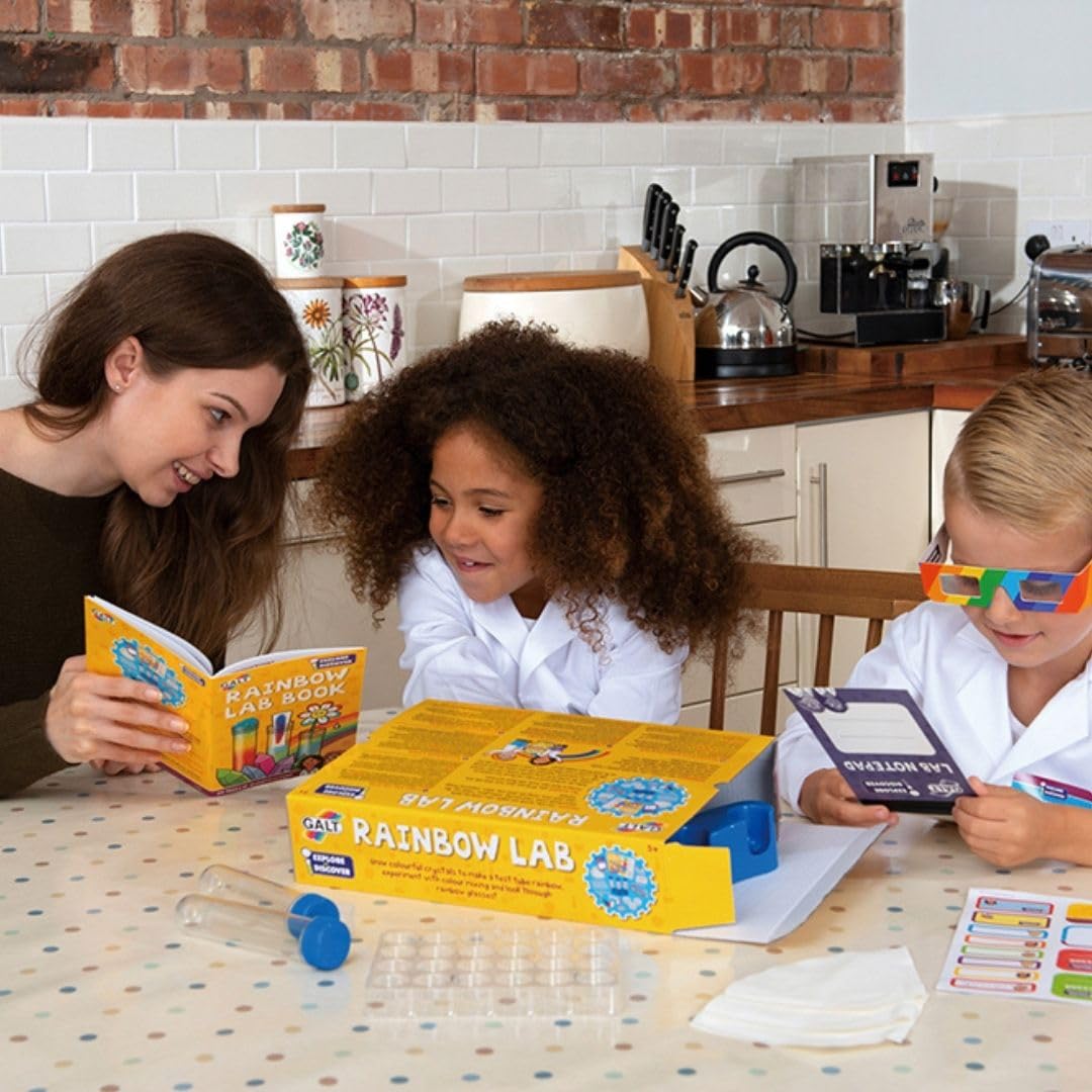Galt Toys Rainbow Lab Science Kit - STEM Experiments for Kids Ages 5-10