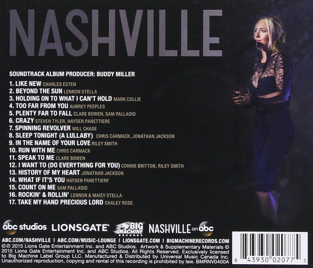 Various Artists - The Music of Nashville: Season 4, Volume 1 [Audio CD] (‎CDBMRNV0400)