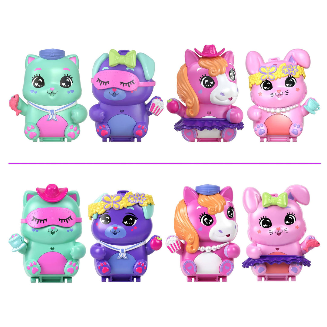 Polly Pocket Pony Rodeo Compact Playset - Micro Doll with 2 Pet Ponies & 10 Accessories