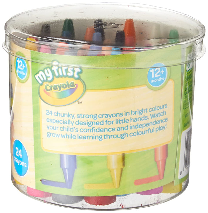 Crayola My First Easy Grip Jumbo Crayons - 24 Count for Toddlers