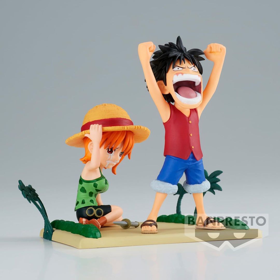 Banpresto - One Piece - Log Stories - Luffy & Nami, Bandai Spirits World Collect