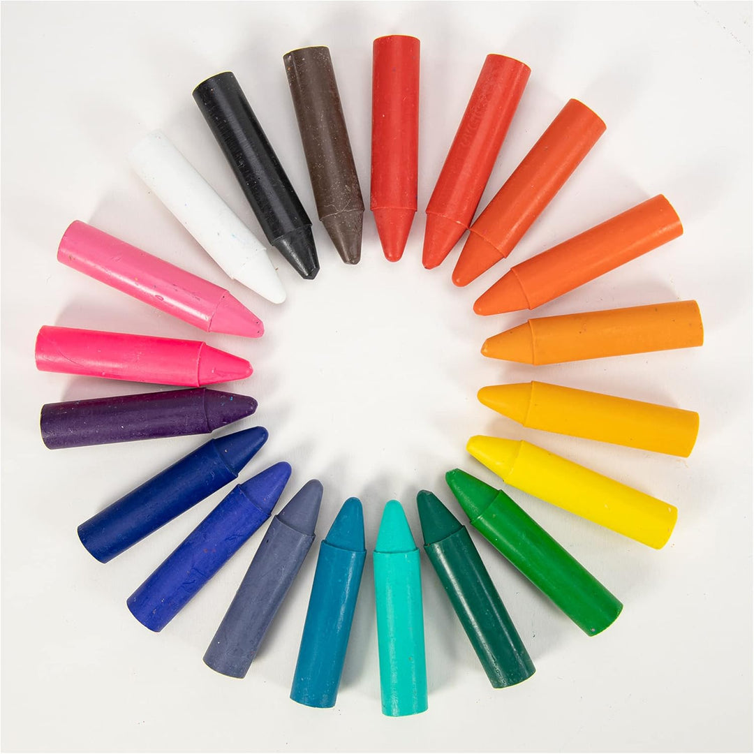 Galt Toys Chunky Crayons - 20 Piece Set, Easy to Hold Crayons for Kids Ages 3+